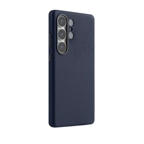 Cover Samsung  S25 Ultra Origin Series Premium Leather Regal Snap Magsafe Melkco - Blue